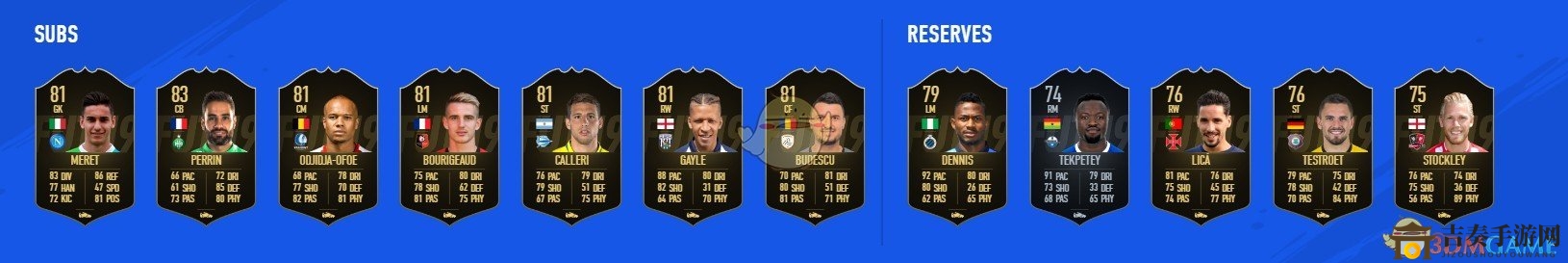  《FIFA 19》第十五周周最佳黑卡球員陣容一覽 